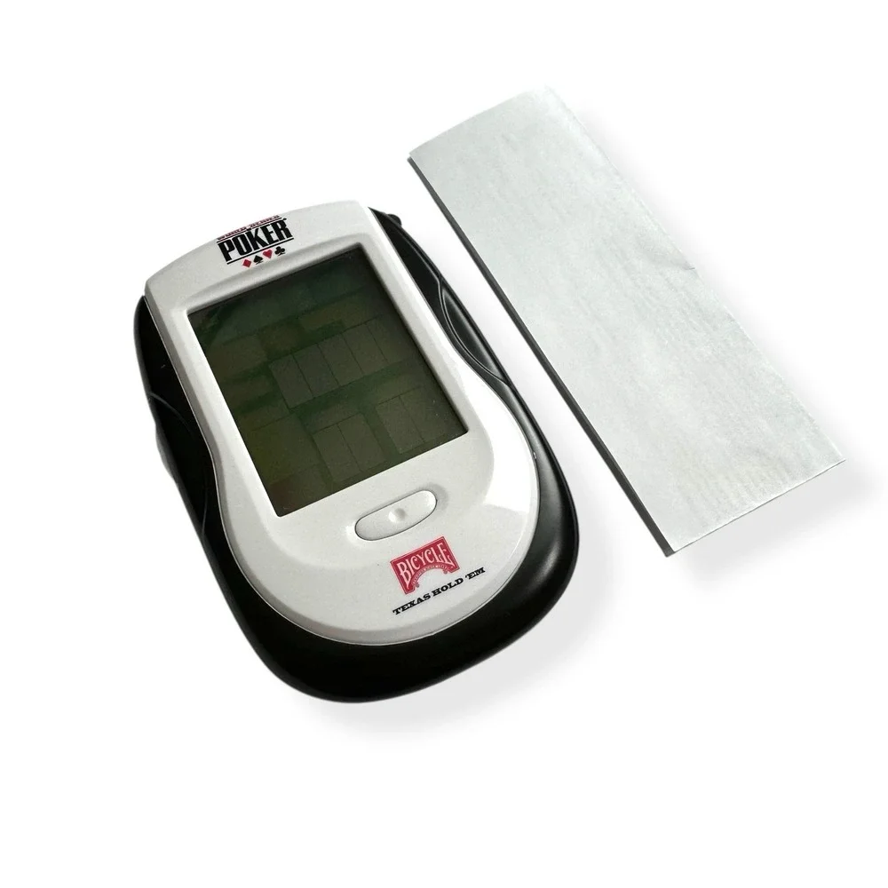 World Series‎ of Poker Illuminated Texas Holdem Handheld Electronic Game READ*